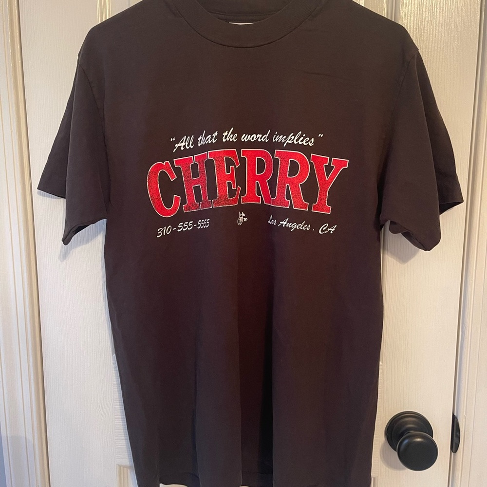 Cherry LA City Of Champions T-Shirt ‘Lava Black’